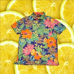 Floral Ralph Lauren Polo (M)